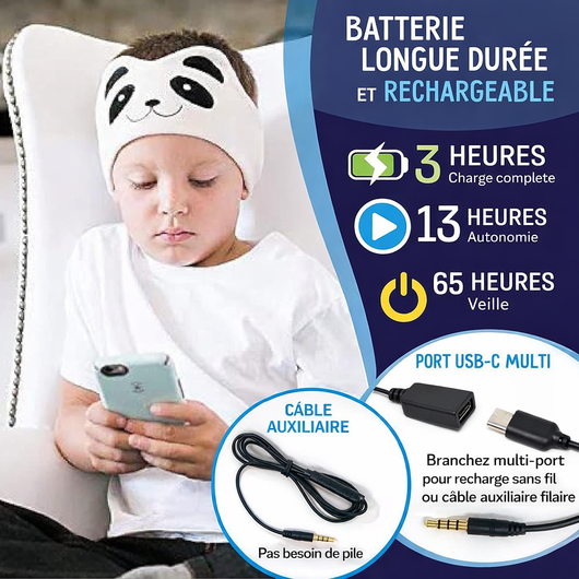 Casque Bandeau Sans Fil pour Enfants